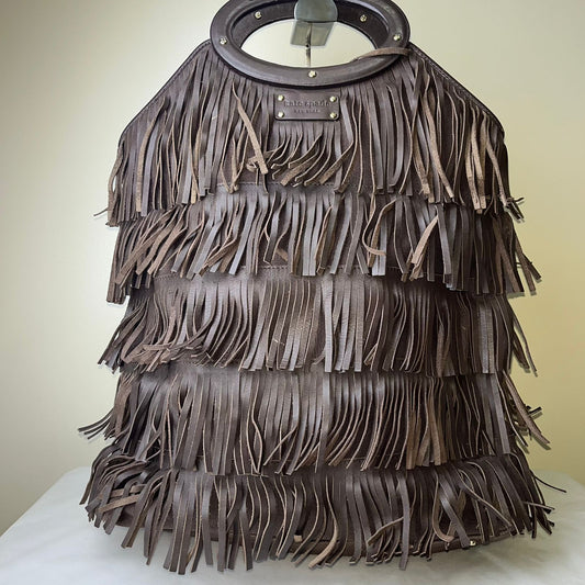 Kate Spade Fringe Bag Brown