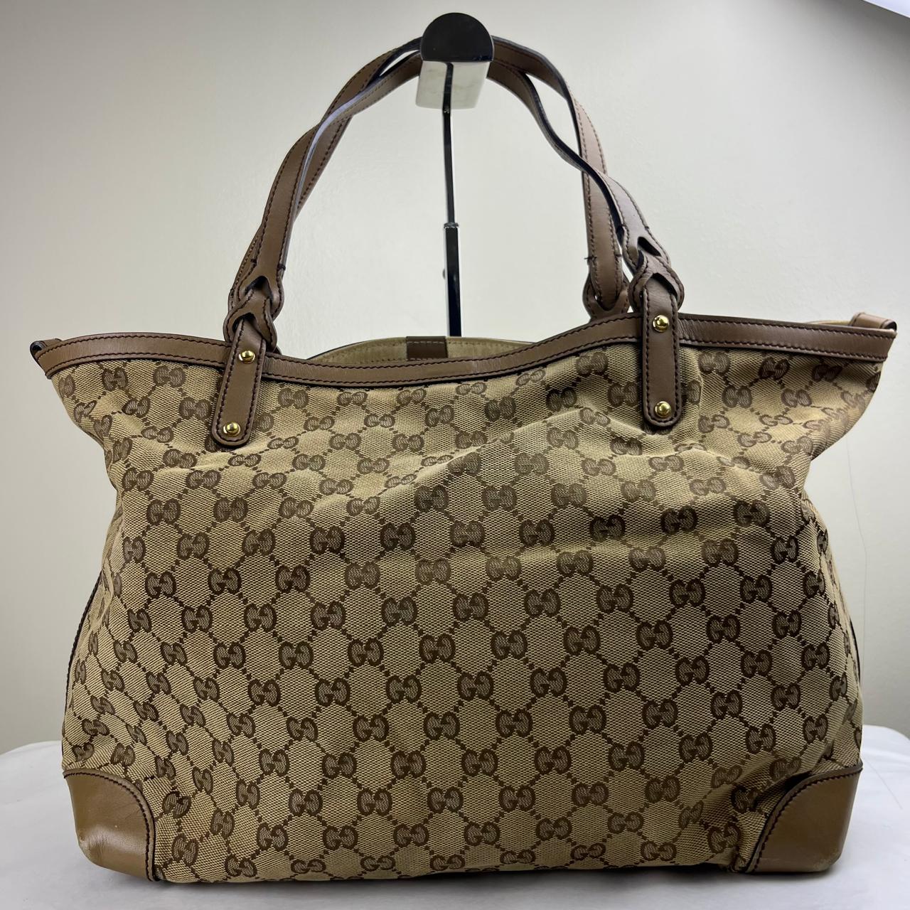 Gucci GG Canvas Tote Light Brown