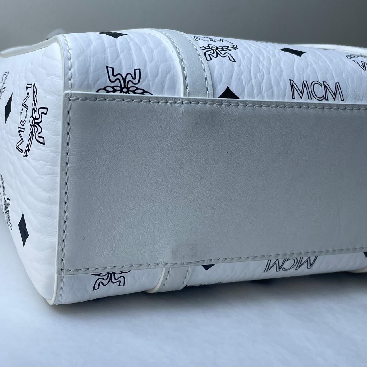 MCM Aren Shopper Mini Bag - White