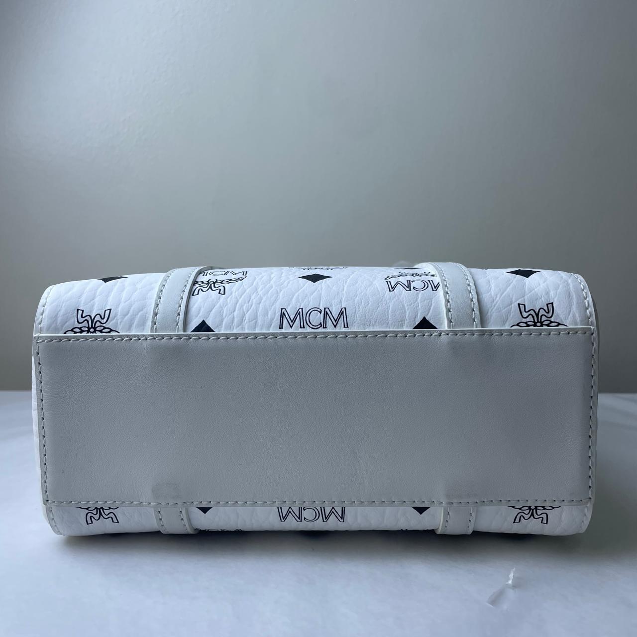 MCM Aren Shopper Mini Bag - White