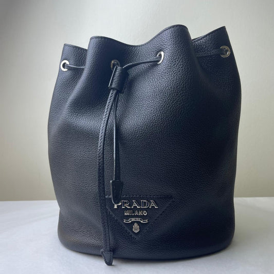 Prada Bucket Bag - Black