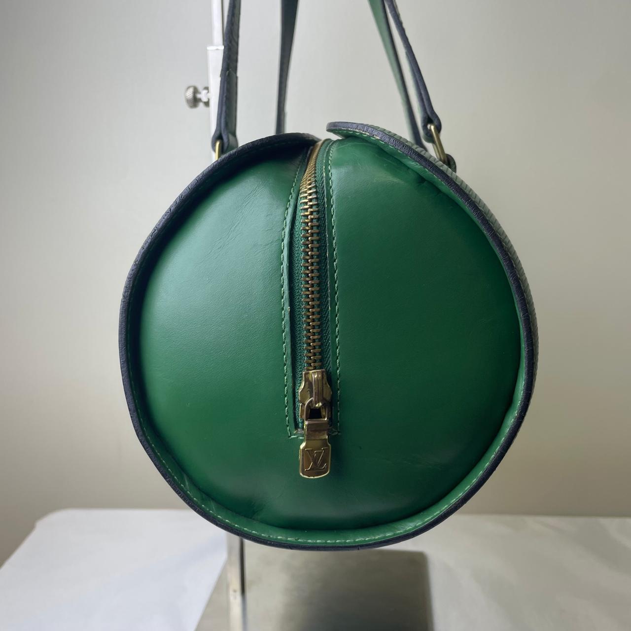 Louis Vuitton	Epi Spoufflot Hand Bag with Baby Bag And Epi Wallet - Green I Bundle