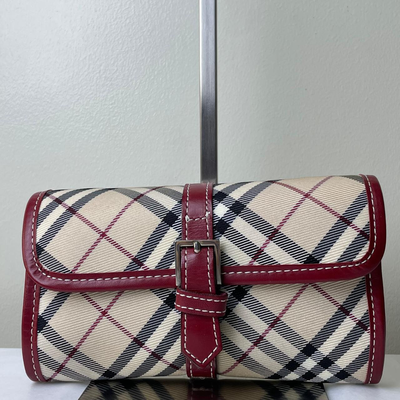 Burberry	Nova Check Bag - Red