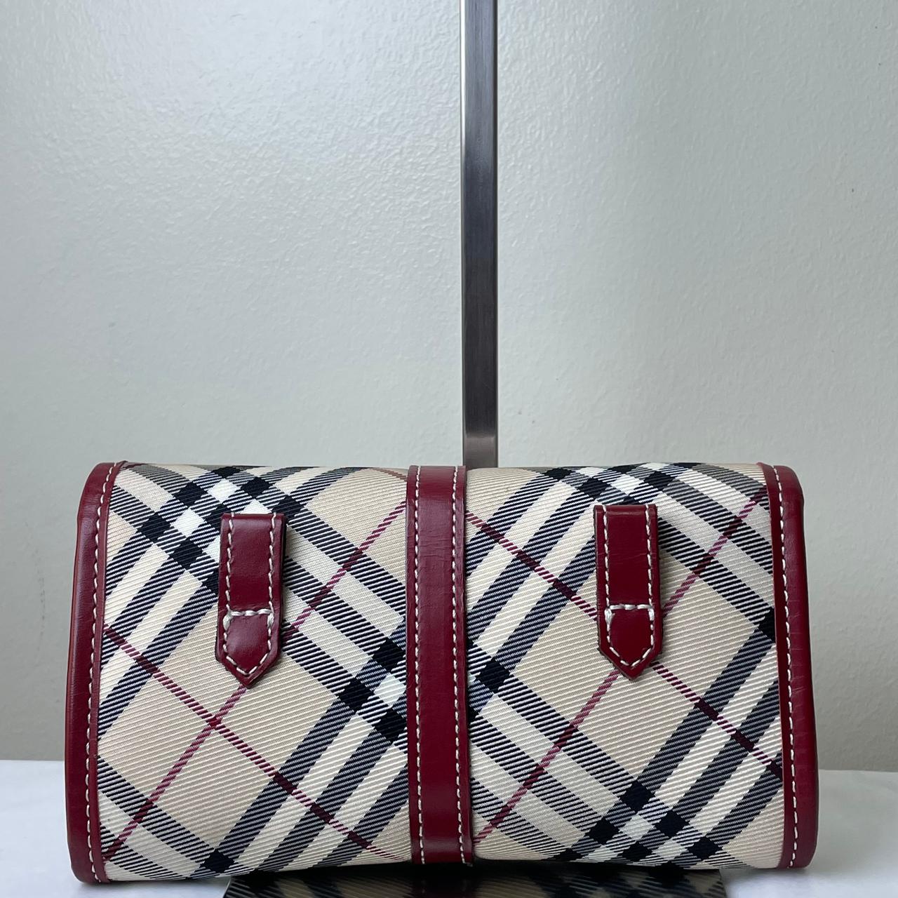 Burberry	Nova Check Bag - Red