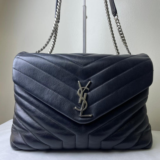 YSL	Loulou Medium Bag - Black