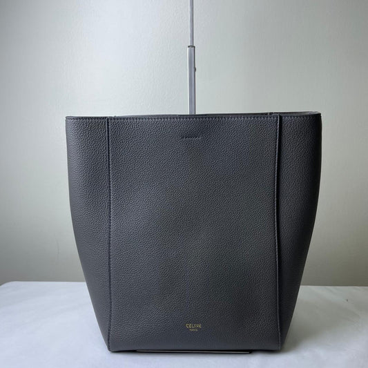 Celine Sangle Bucket Small Bag - Gray