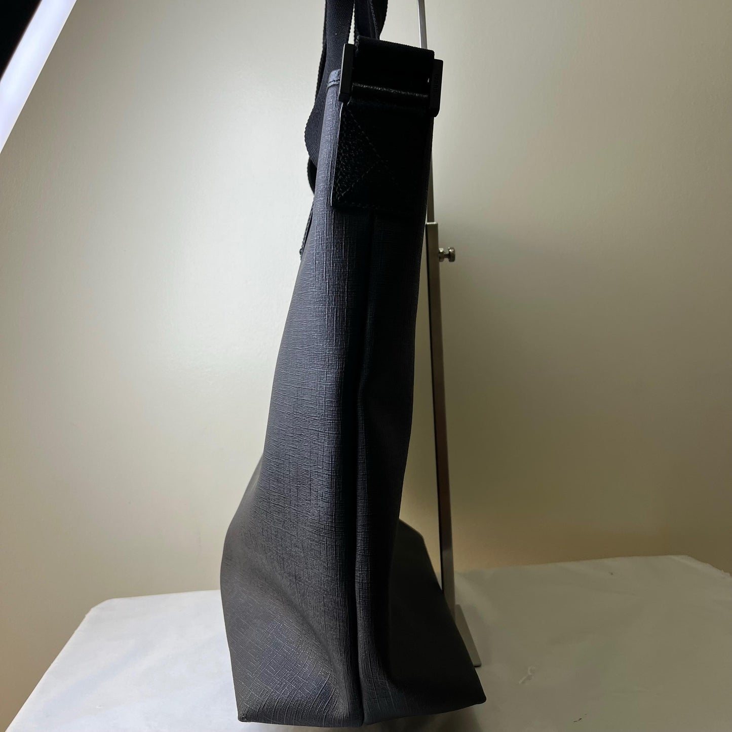 Gucci PVC Tote and Shoulder Bag - Black