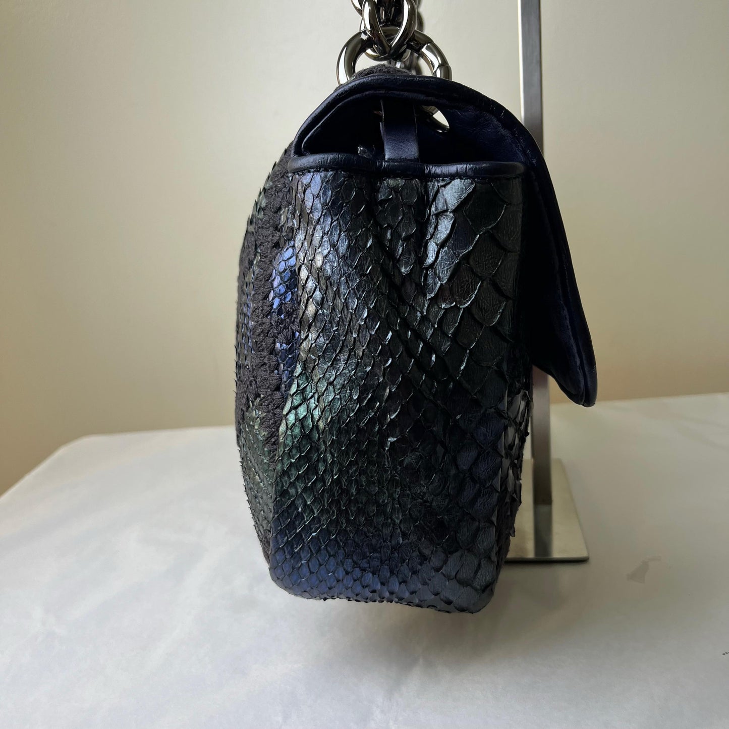 Chanel Metalic Blue & Green Mermaid Bag