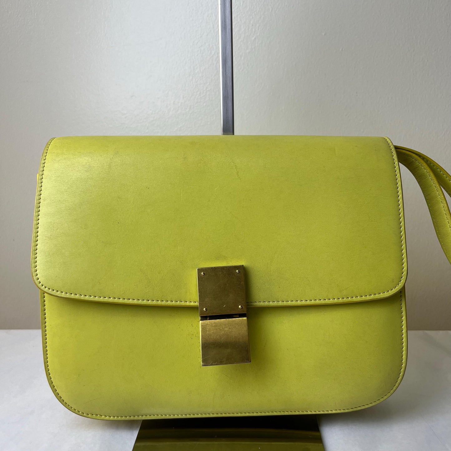 Celine Classic Box Shoulder Bag - Yellow