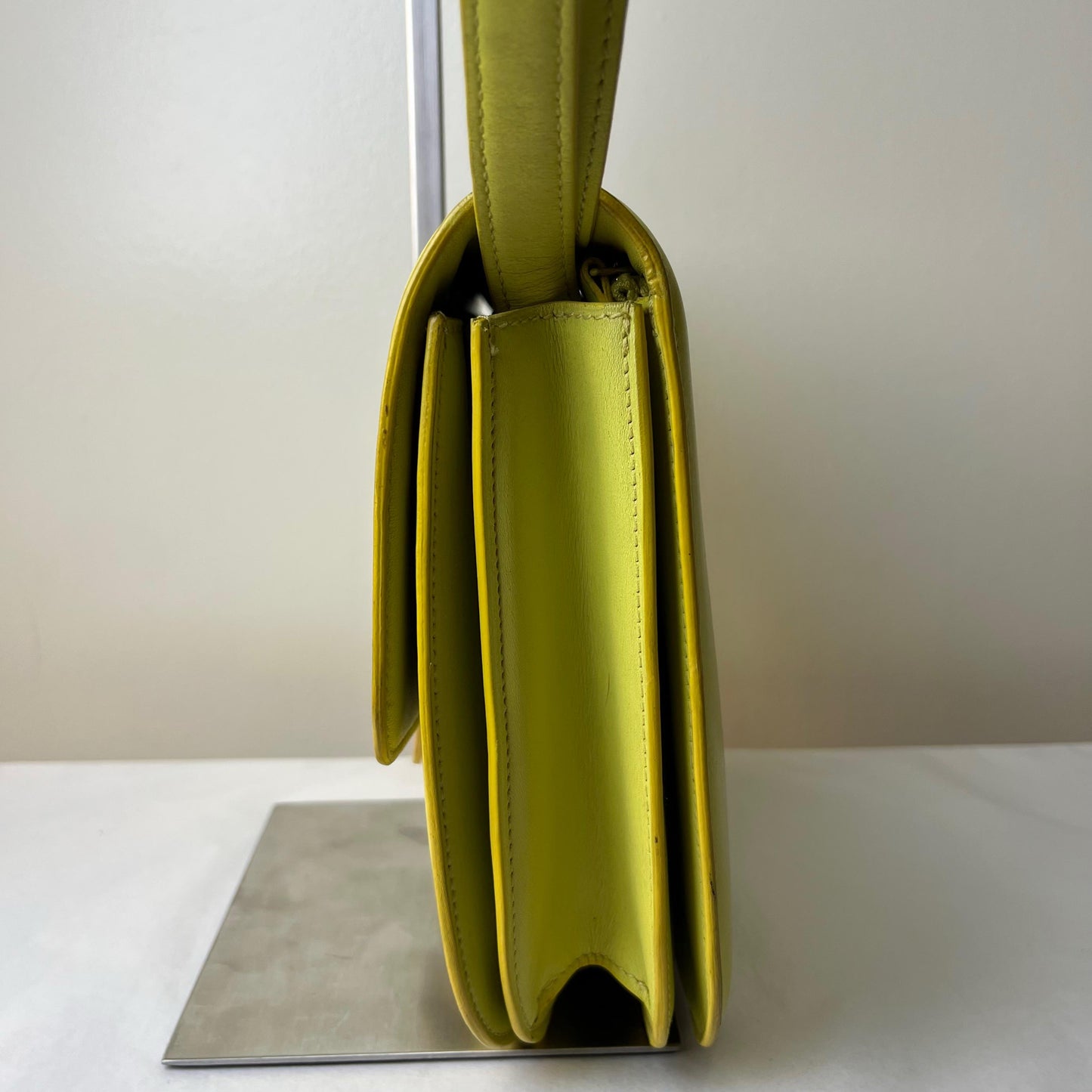 Celine Classic Box Shoulder Bag - Yellow