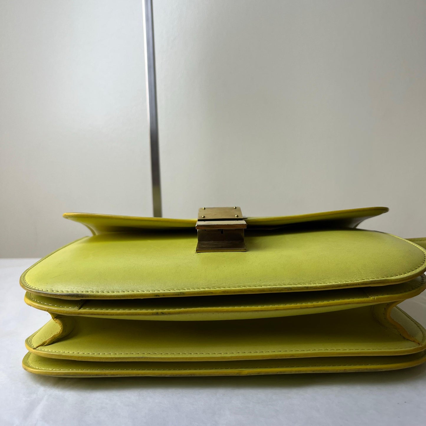 Celine Classic Box Shoulder Bag - Yellow