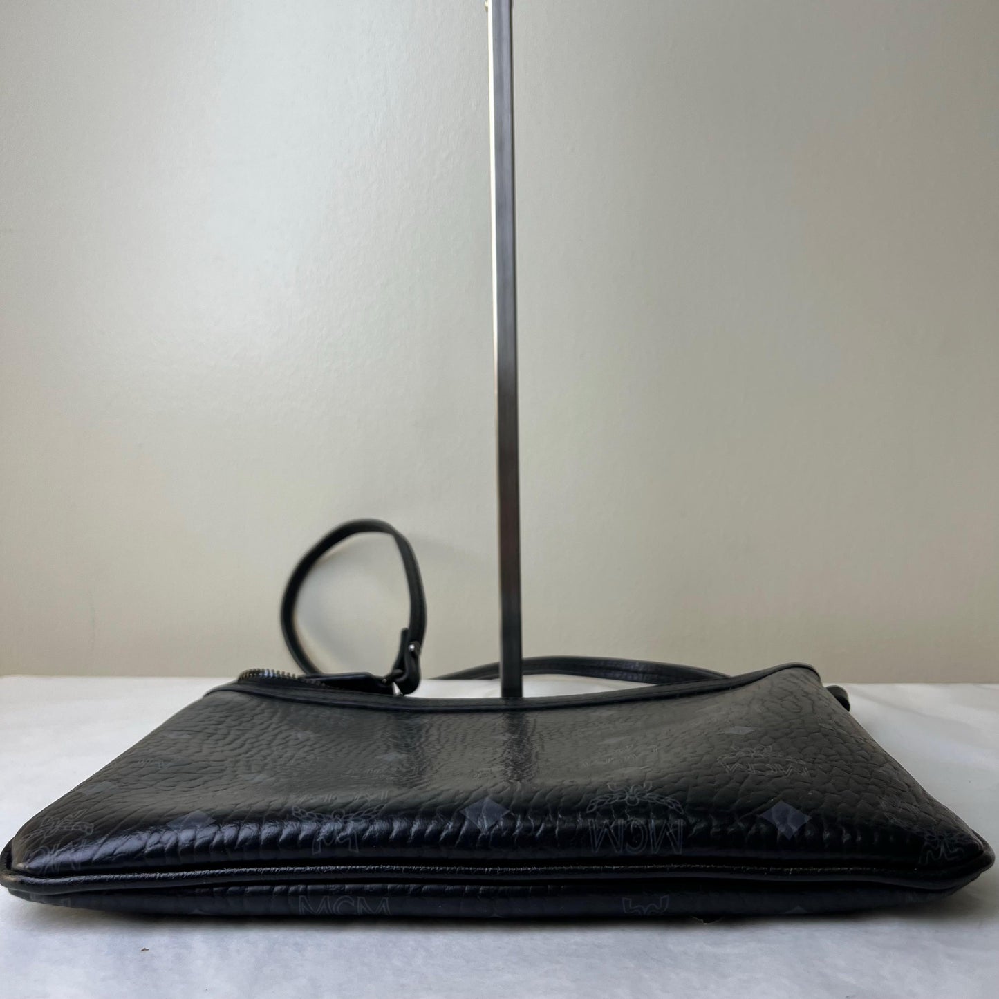 MCM  Visetos Shoulder Pouch bag - Black