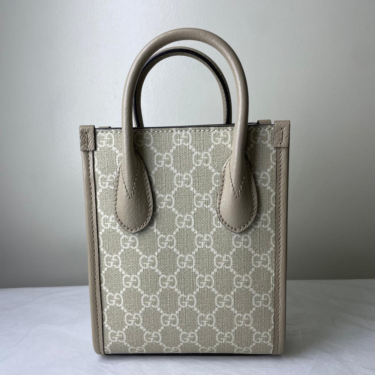 Gucci Retro Mini Tote Beige
