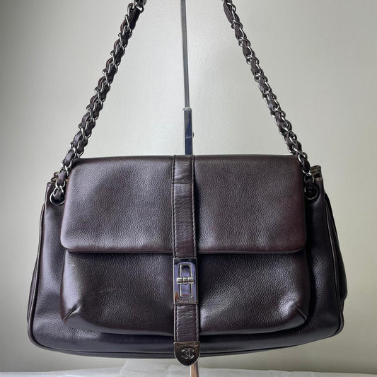 Chanel Vintage Shoulder Bag Brown