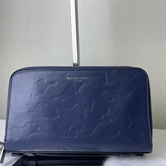 Michael Kors	Wallet Men Navy Blue