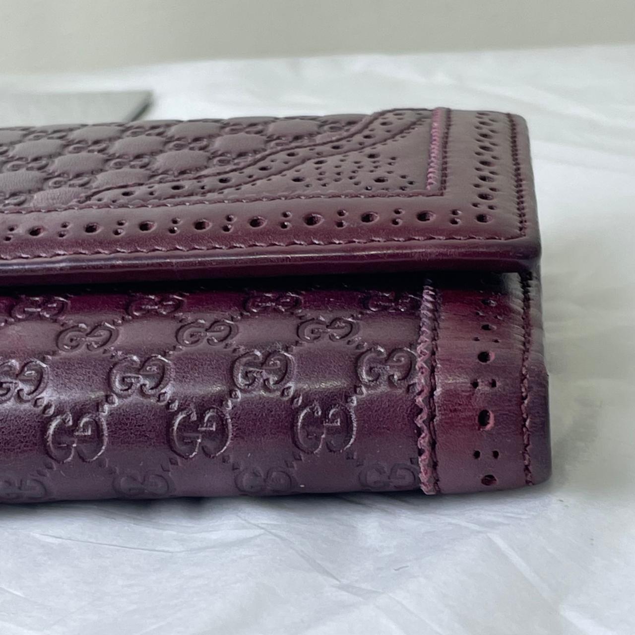 Gucci Guccissima Wallet Maroon
