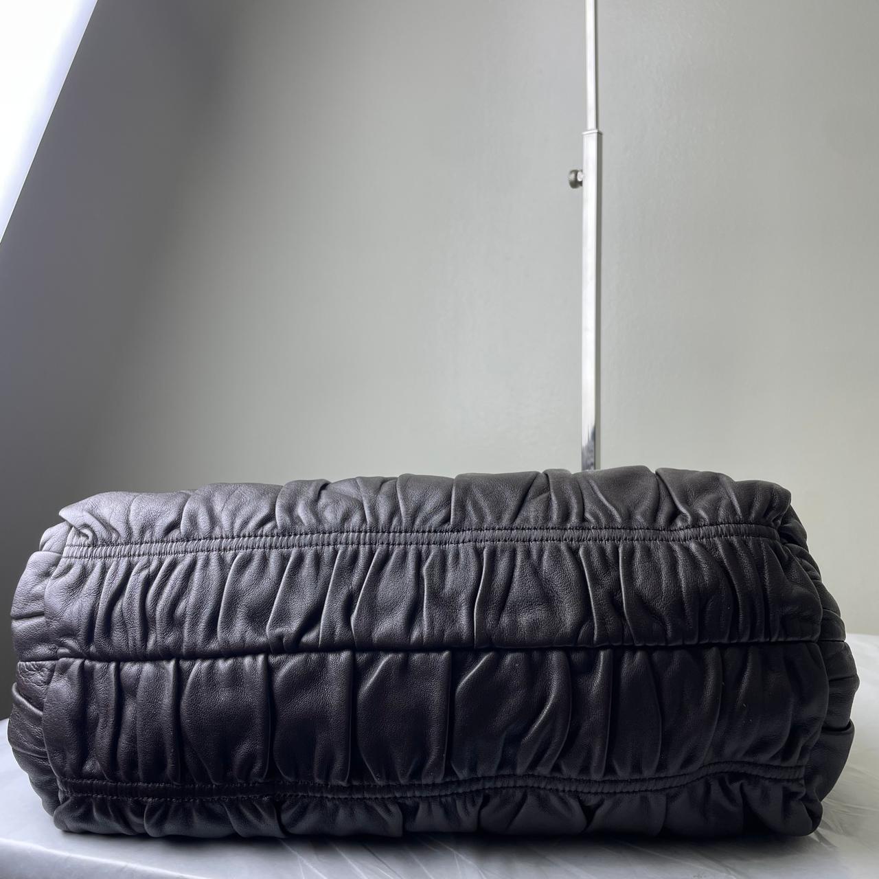Prada Nappa Gaufre Dark Brown