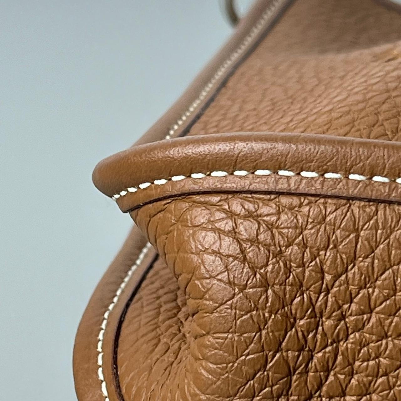 Hermes  Evelyne 16 Gold Clemence Leather
