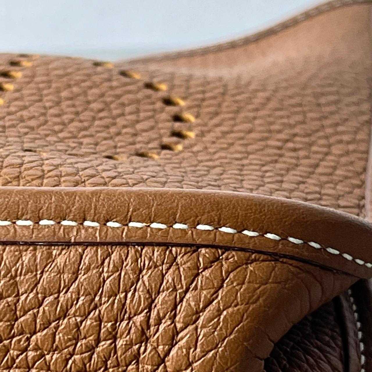 Hermes  Evelyne 16 Gold Clemence Leather