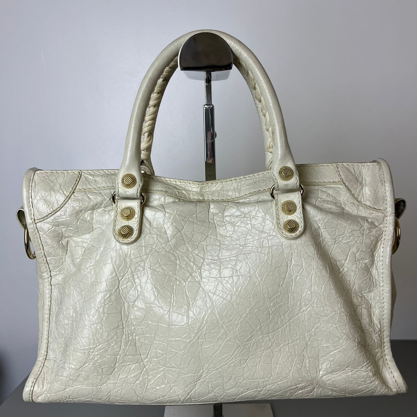 Balenciaga City Medium Off White