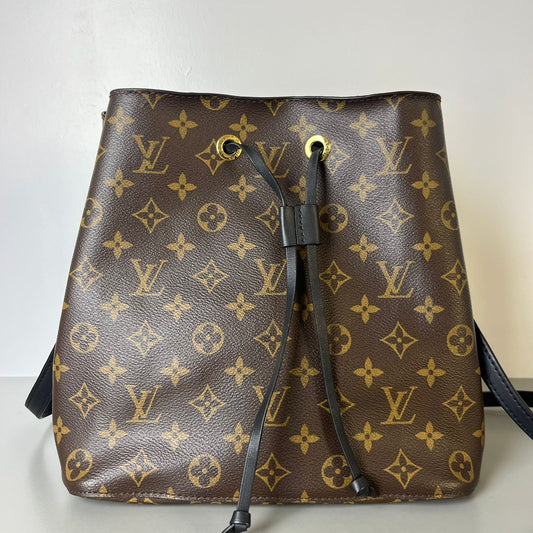 Louis Vuitton	Neonoe Monogram Canvas Black Trims