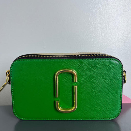 Marc Jacobs 	Snapshot Bag Green, Blue, Orange Color