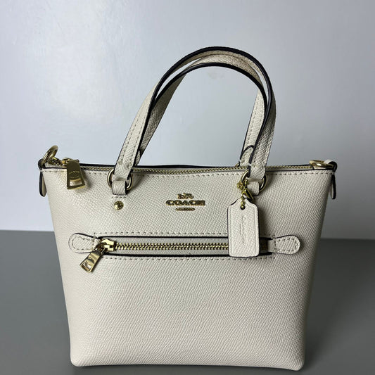 Coach Mini Gallery Crossbody White