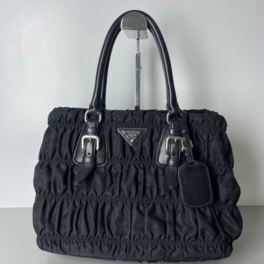 Prada Tessuto Gauffre Small Black
