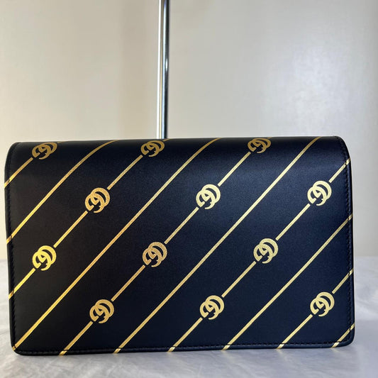 Gucci Double GG Diagonal Stripe WOC