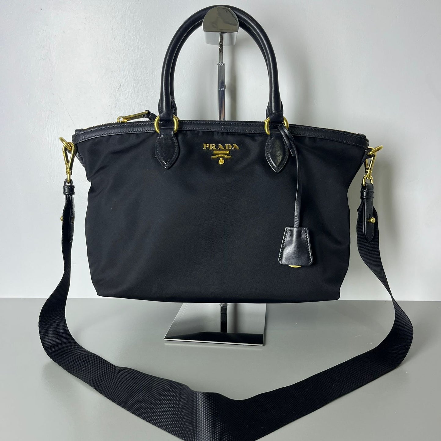 Prada Mini Nylon 2-way Black