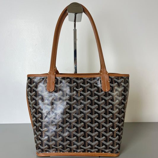 Goyard  Anjou Mini Bag, Black Tan