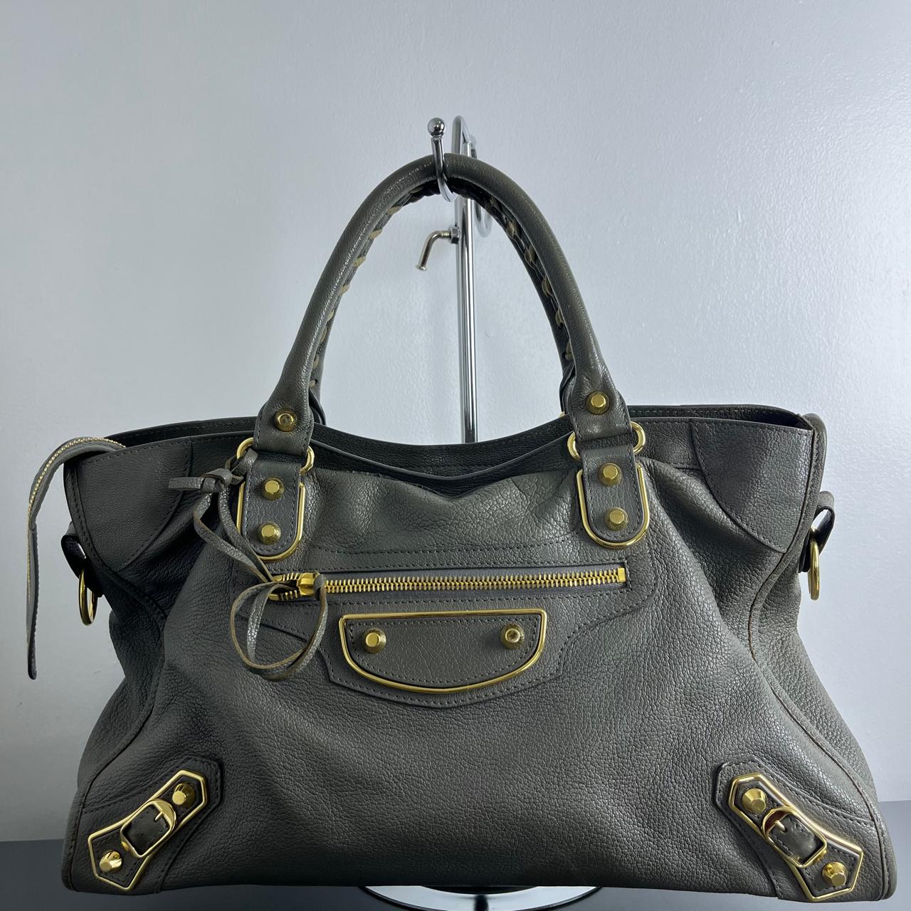 Balenciaga Classic City Metallic Edge Grey