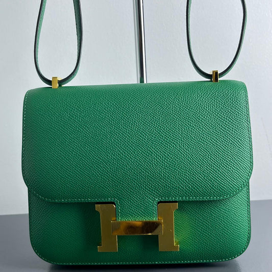 Hermes Constance 18 in Green
