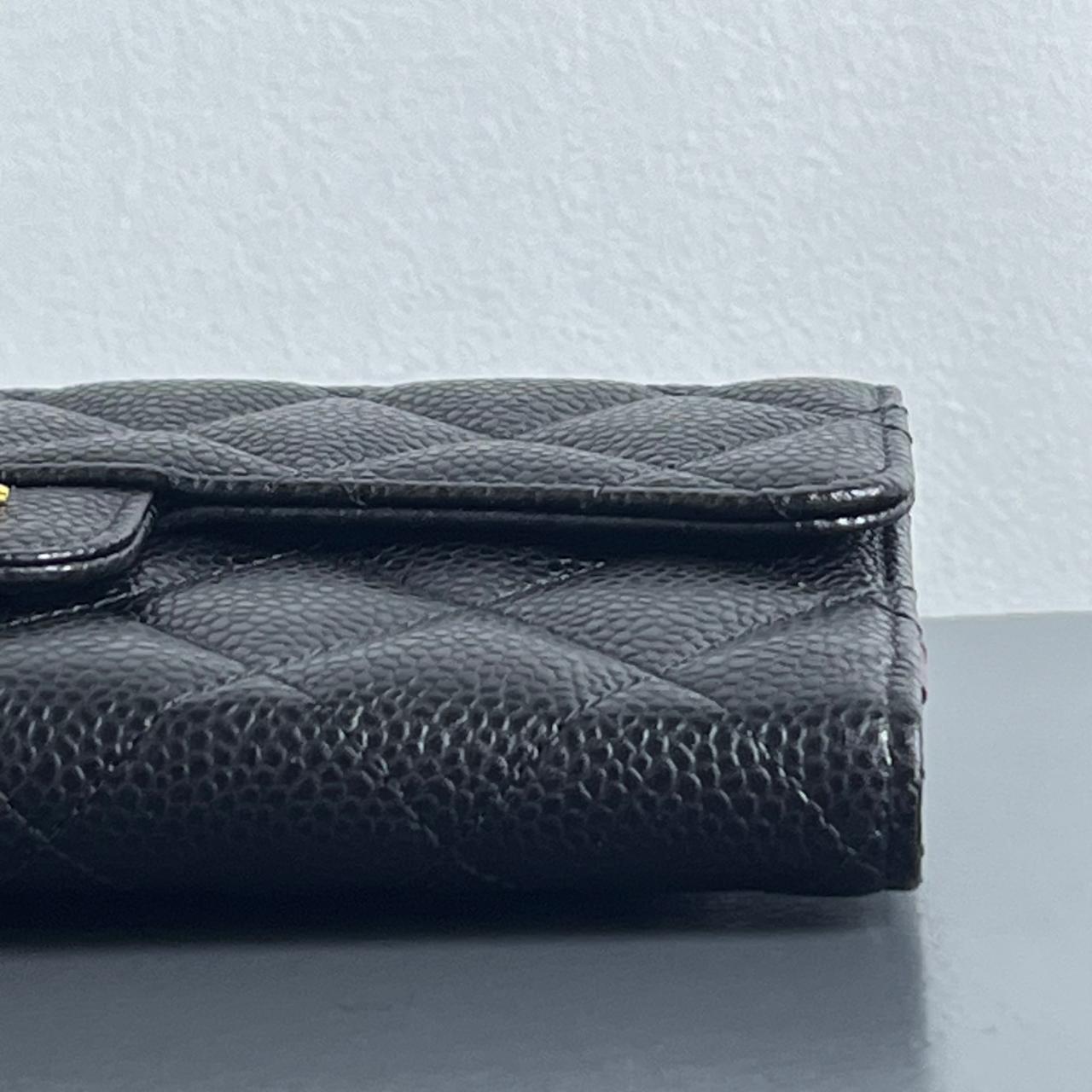 Chanel  Black Wallet Caviar