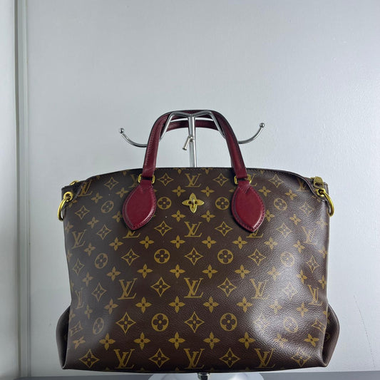 Louis Vuitton	Flower Zip Tote Maroon Trims