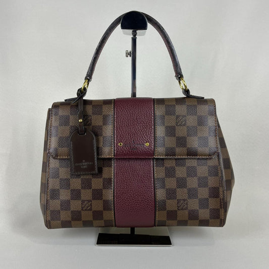 Louis Vuitton	Cluny Damier Ebene Burgundy