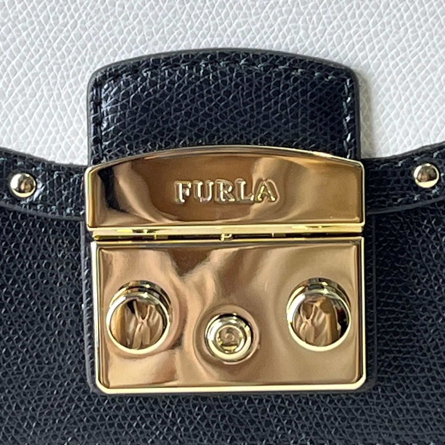 Furla  Metropolis Crossbody Black and White Brand New