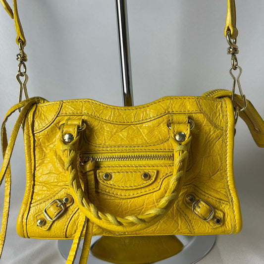 Balenciaga Nano City Yellow