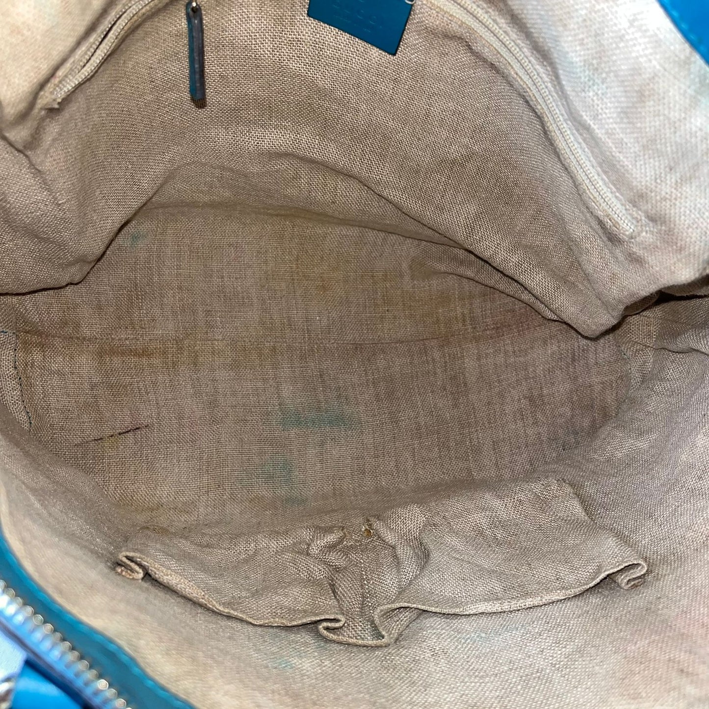 Gucci  Microguccissima Tote Bag Teal