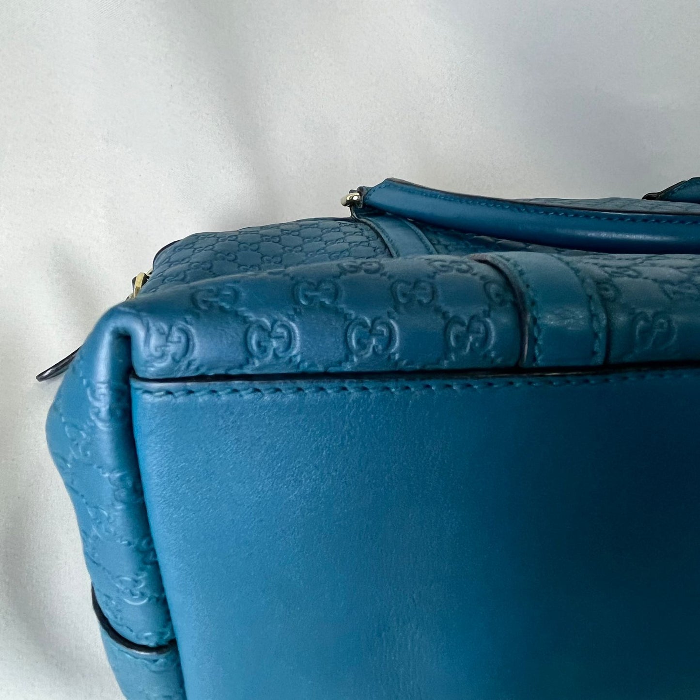 Gucci  Microguccissima Tote Bag Teal