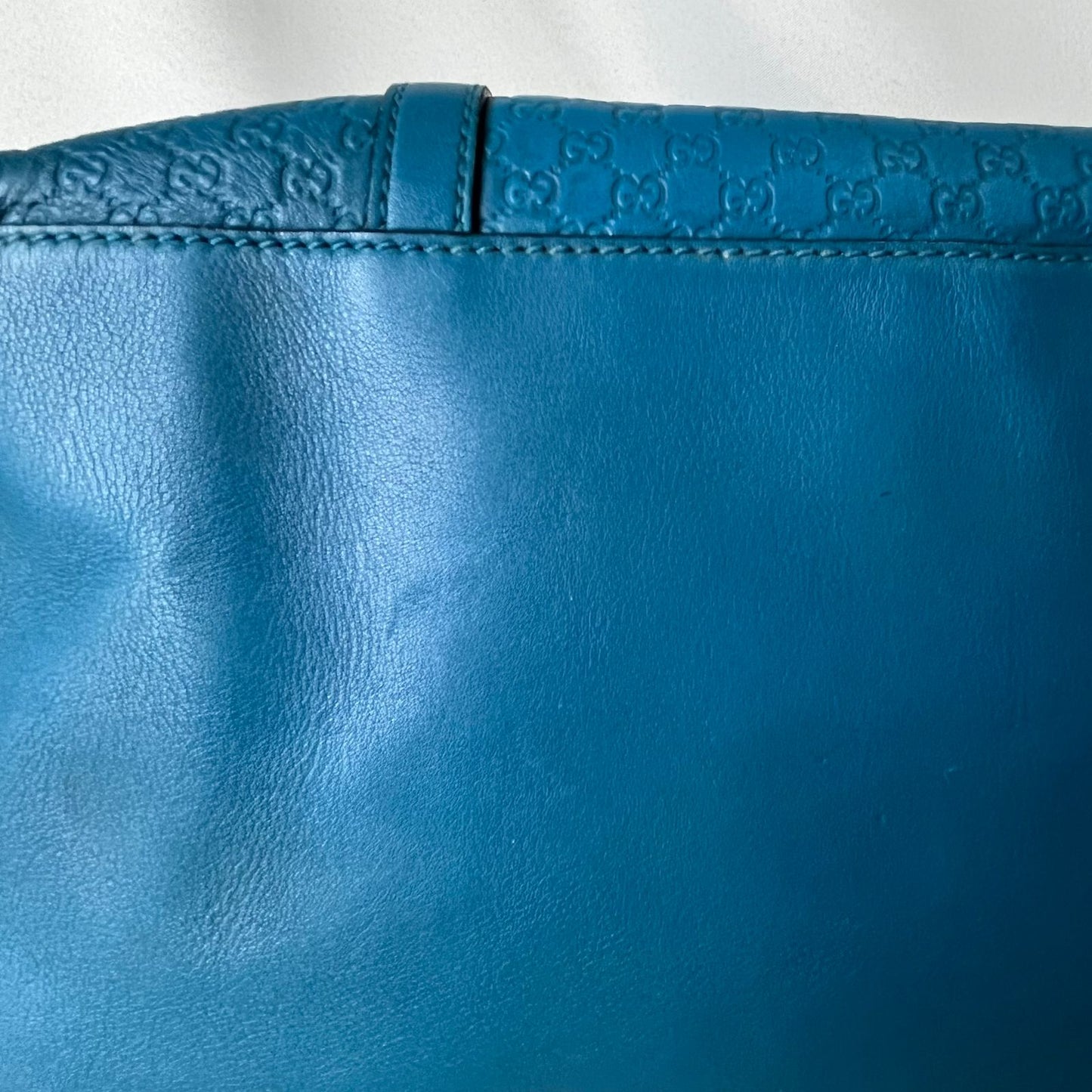 Gucci  Microguccissima Tote Bag Teal