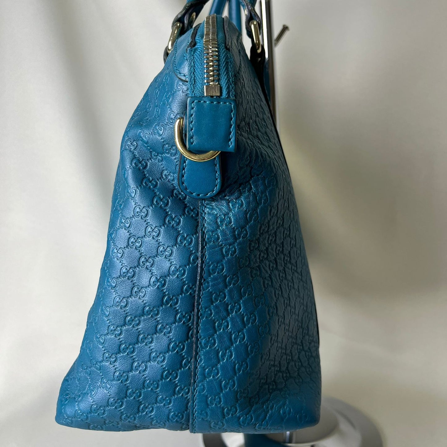Gucci  Microguccissima Tote Bag Teal