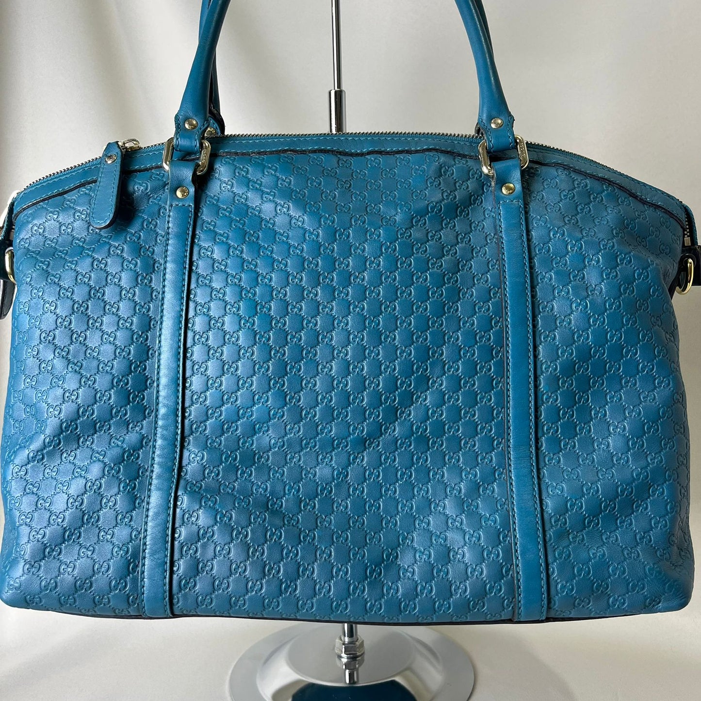 Gucci  Microguccissima Tote Bag Teal