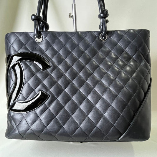 Chanel  Cambon Ligne Tote Calfskin Black