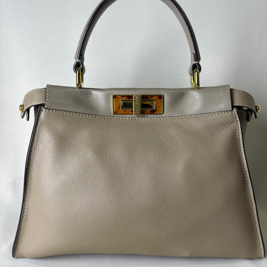 Fendi  Peekaboo Tote Brown