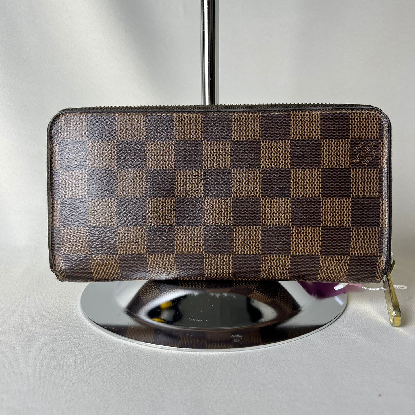 Louis Vuitton	Zippy Wallet, Damier Ebene