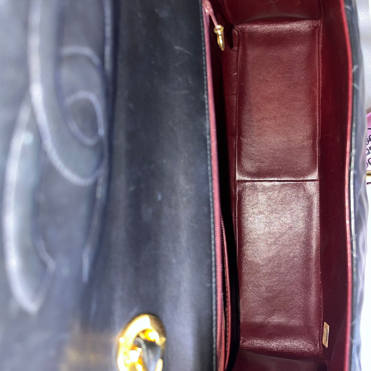 Chanel  Black Maxi Lambskin Flap