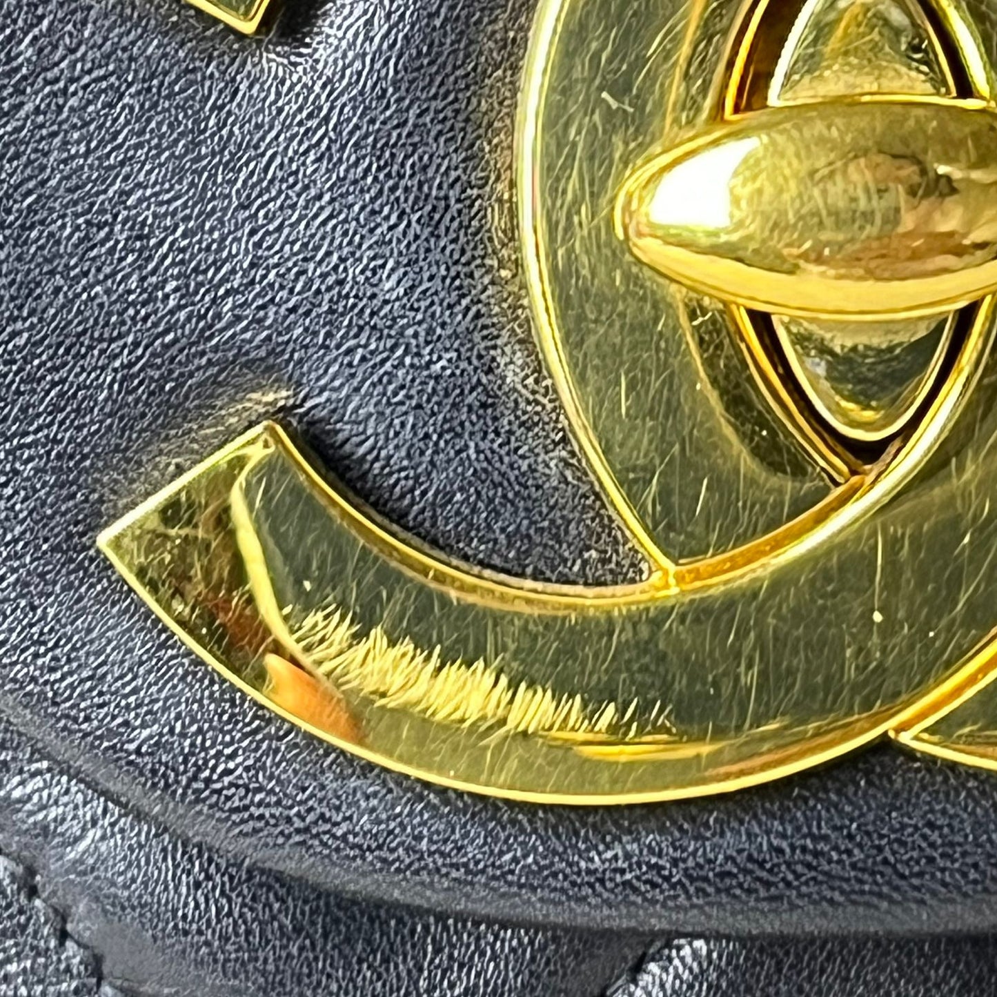 Chanel  Black Maxi Lambskin Flap
