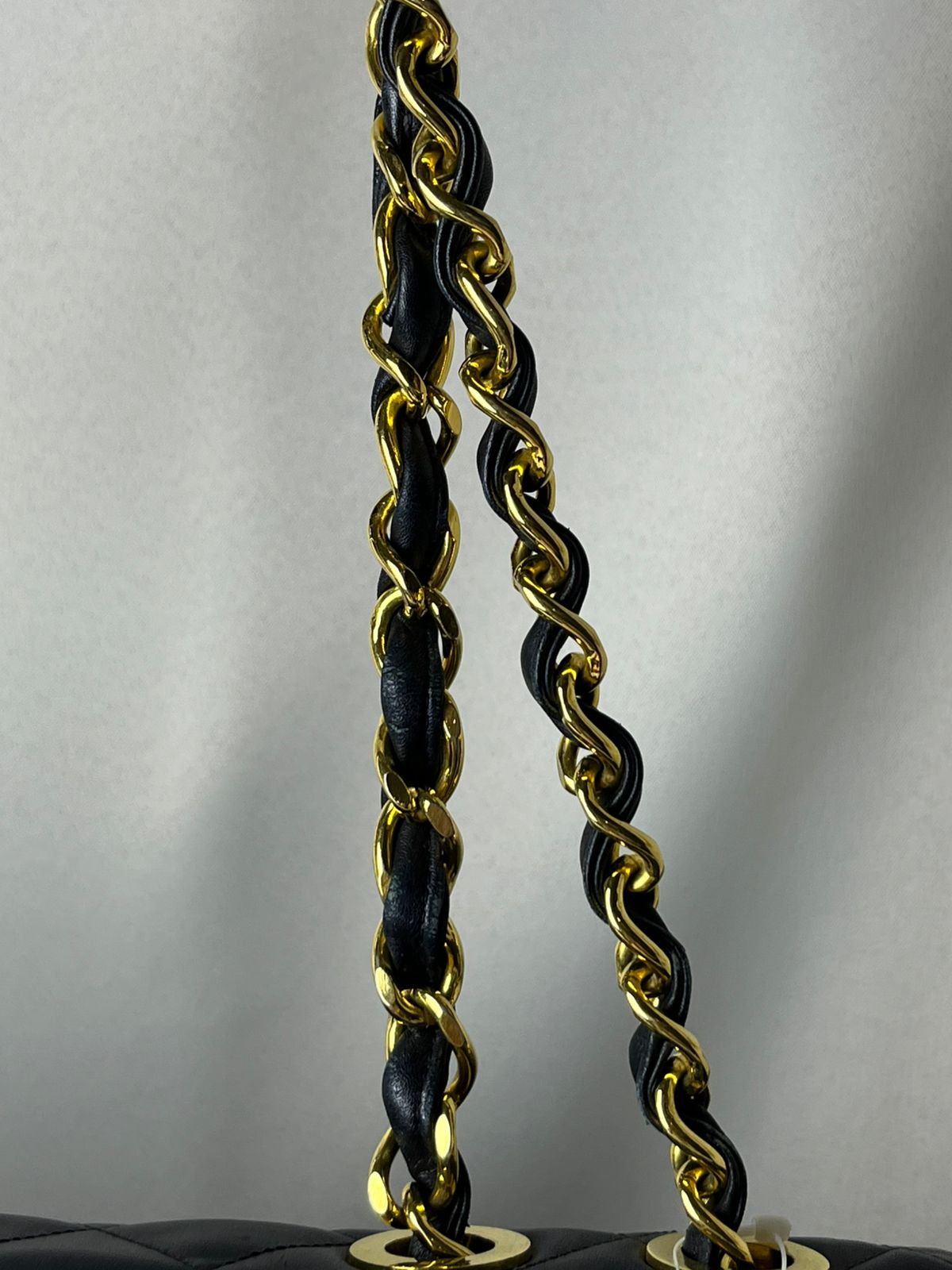 Chanel  Black Maxi Lambskin Flap