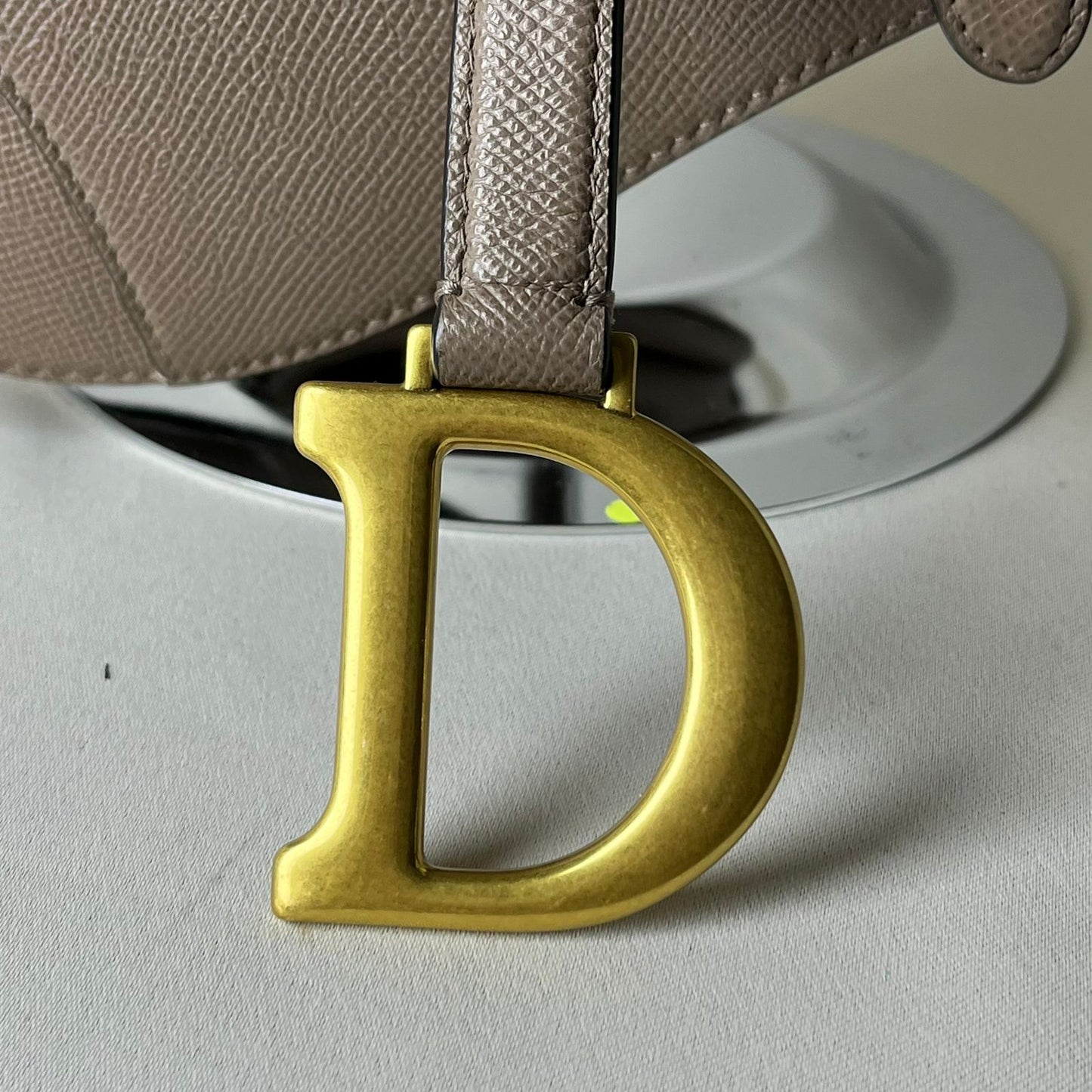 Dior	Saddle Medium Beige